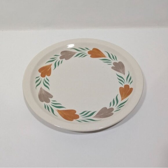Syracuse China CHANTILLY Plate Orange Green Vintage - Picture 4 of 10